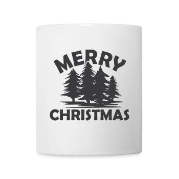 Merry Christmas Forest Symbol Nature Illustration - Mug - white - Front