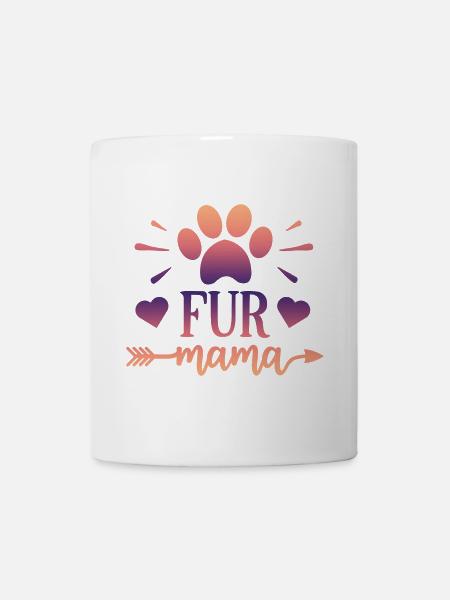 Pelz Mama - Tasse - Weiß