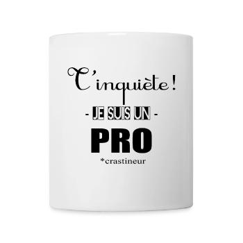 Procrastinateur - Mug blanc - blanc - Devant