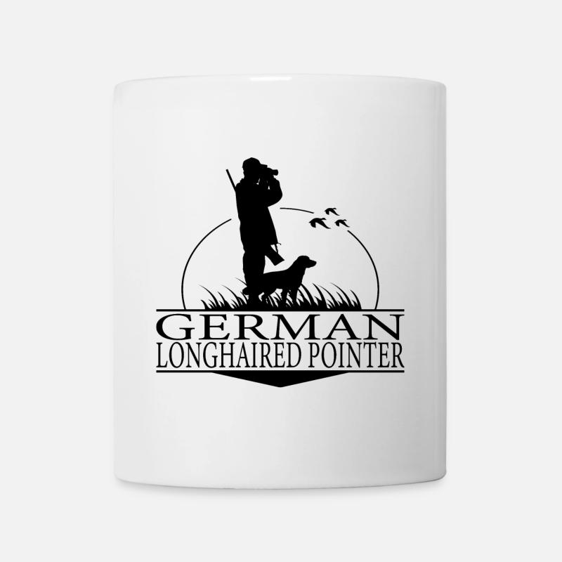 POINTER ALLEMAND À POIL LONG Chiens de chasse Chasseurs Wilsigns - Mug blanc - blanc