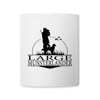 LARGE MUNSTERLANDER Jagdhunde Jagd Wilsigns - Tasse - Weiß - Vorne