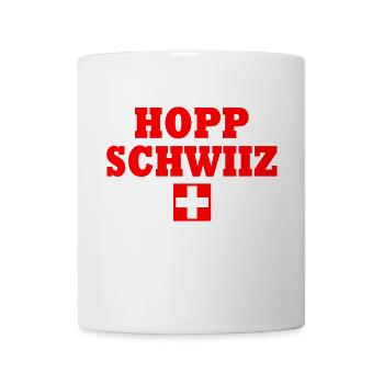 Hopp schwiiz - Mug blanc - blanc - Devant