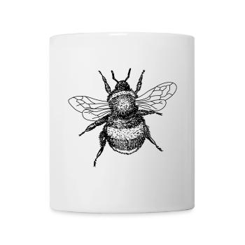 Biene - Tasse - Weiß - Vorne