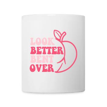Design mit Obst und Motivationstext - Tasse - Weiß - Vorne
