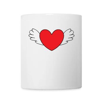 Saint-Valentin cœur rouge, st.valentin - Mug blanc - blanc - Devant