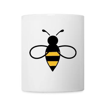 Biene Honigbiene Imker Geschenk - Tasse - Weiß - Vorne