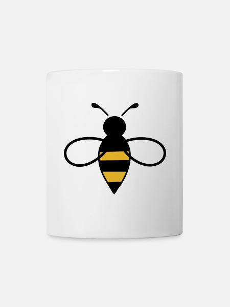 Biene Honigbiene Imker Geschenk - Tasse - Weiß