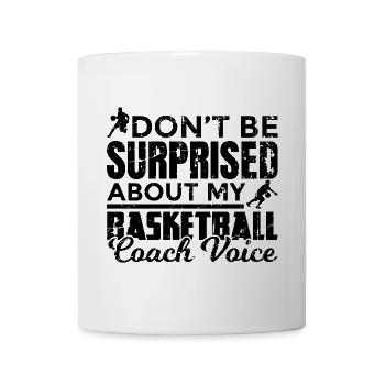 Basketball coach - Mug - white - Front