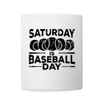 Baseballtag - Tasse - Weiß - Vorne