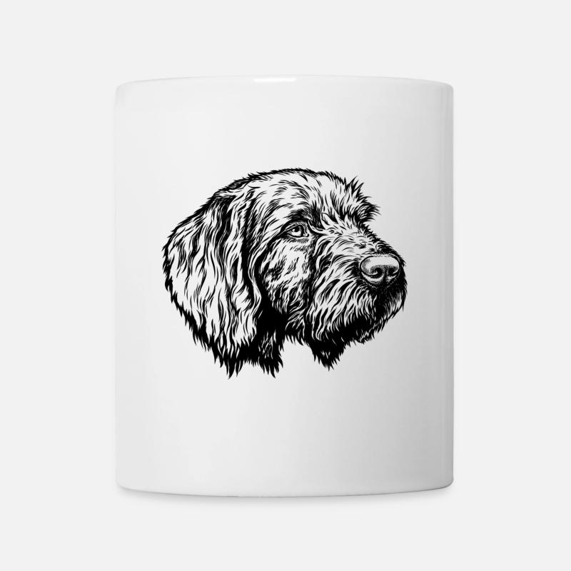 Pudelpointer Portrait - Tasse - Weiß