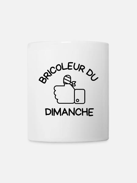 bricolage, bricoleur, bricoler - Mug blanc - blanc