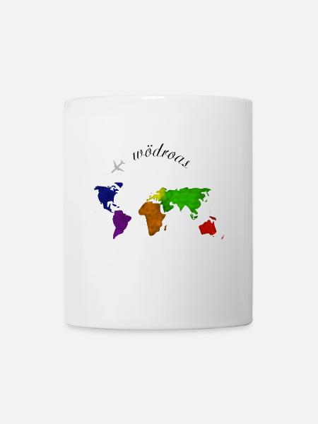 Wödroas - Weltreise, dialecte autrichien - Mug blanc - blanc