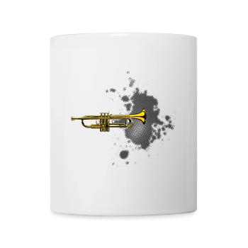 Trumpet Logo - Mug - white - Front
