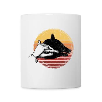 Animal Shadows chien - Mug blanc - blanc - Devant