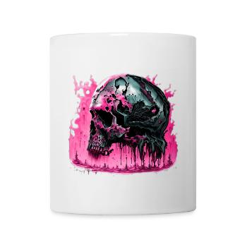 Cyborg Skull Skull - Mug - white - Front