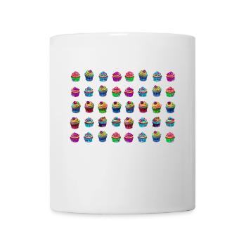 Lots of colorful muffins tartlets - Mug - white - Front