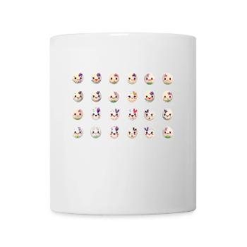 Ostermuster Ostermotiv viele bunte Eier - Tasse - Weiß - Vorne
