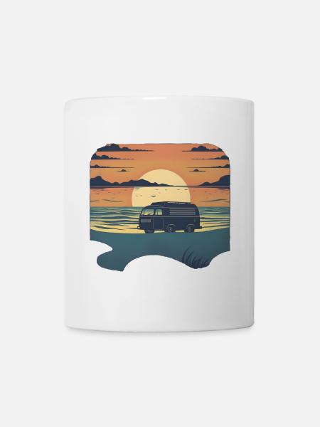 Campeur - Mug blanc - blanc