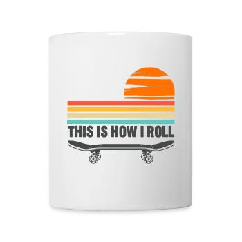 Skateboarden So ticke ich - Tasse - Weiß - Vorne