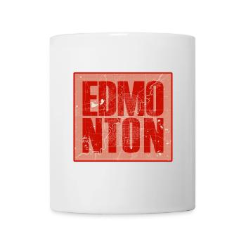 Carte de la ville d’EDMONTON – Design urbain - Mug blanc - blanc - Devant