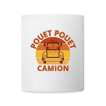 camion, routier, je suis routier, camionneur - Mug blanc - blanc - Devant