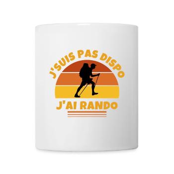 randonnée, rando, randonneur, marcheur - Mug blanc - blanc - Devant