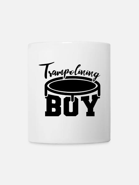 Drôle de pull trampoline - Mug blanc - blanc