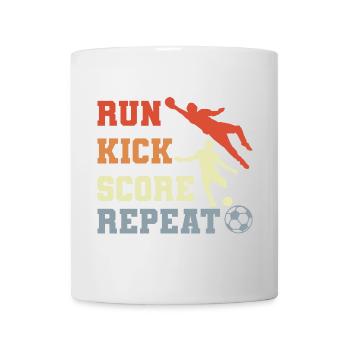 Routine de joueur de football - Mug blanc - blanc - Devant