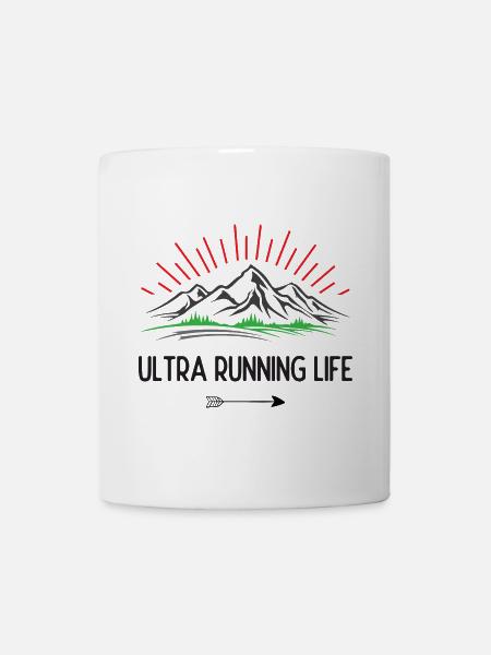 Ultra-Laufleben - Tasse - Weiß