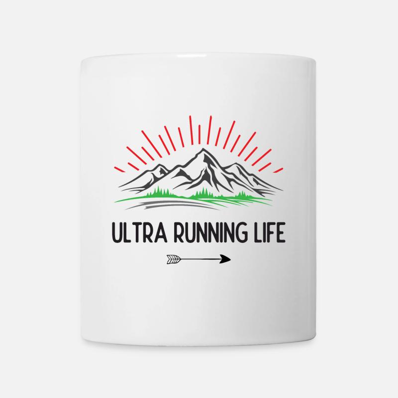 Ultra-Laufleben - Tasse - Weiß