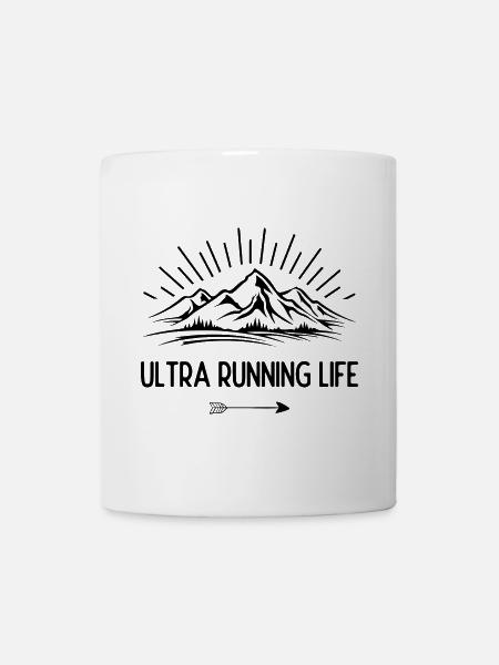 Ultra-Laufleben - Tasse - Weiß