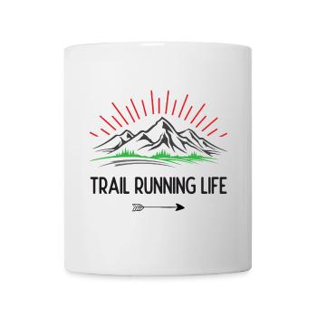 Trail Running Life - Mug - white - Front