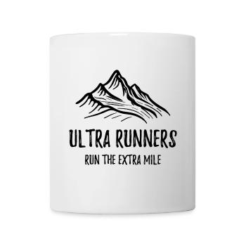 Les coureurs d’Ultra courent le kilomètre supplémentaire - Mug blanc - blanc - Devant