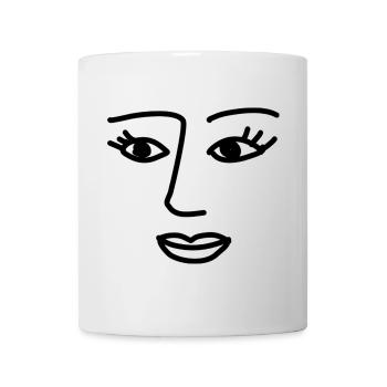 Art Face Artist Woman - Mug - white - Front