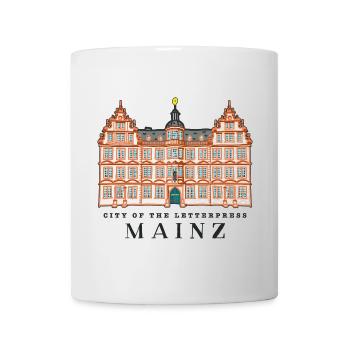 Mainz, City of Book Printing, Germany - Mug - white - Front