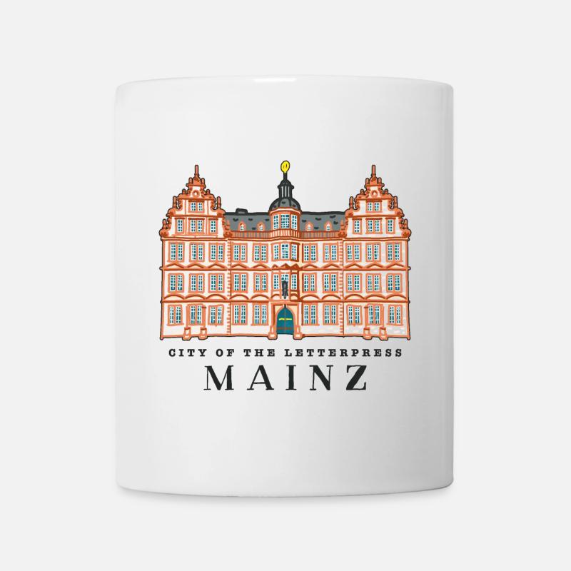 Mainz, Stadt des Buchdrucks, Deutschland - Tasse - Weiß