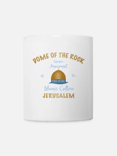 Felsendom auf dem Tempelberg, Jerusalem - Tasse - Weiß