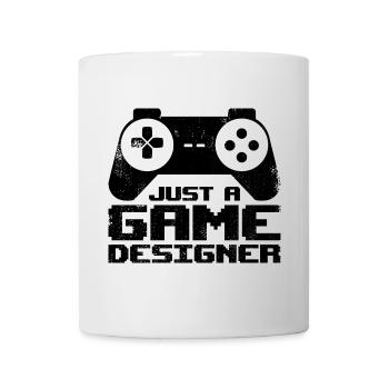 Just A Game Designer - Tasse - Weiß - Vorne