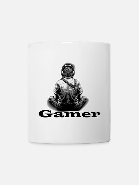 Gamer - Kop/krus - hvid