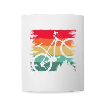 Rainbow Ride Bicycle - Mug - white - Front
