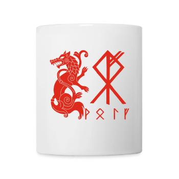 Red Wolf Fenrir - Mug - white - Front