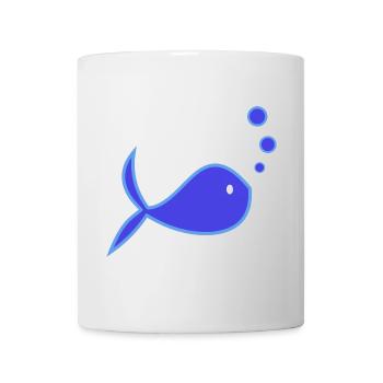 SURFING. FISH. BEACH. SEA. OCEAN. HUMOR. HOLIDAY - Mug - white - Front