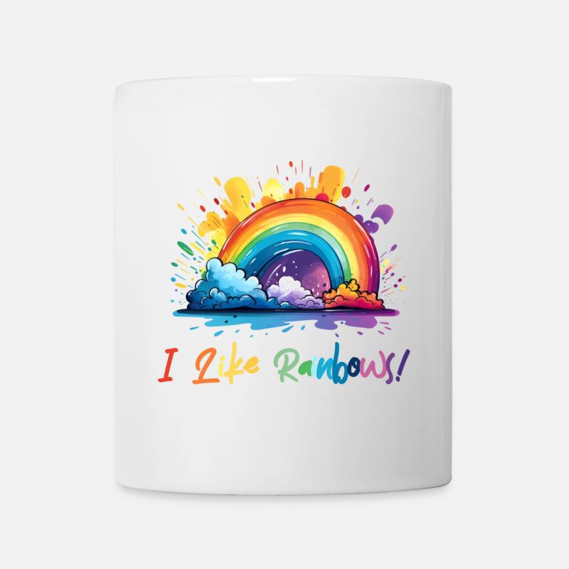 I Like Rainbows - Mug - white