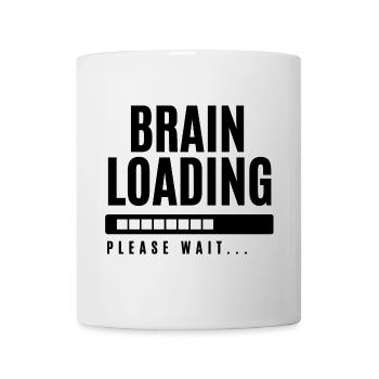 Brain Loading Please Wait - Mug - white - Front