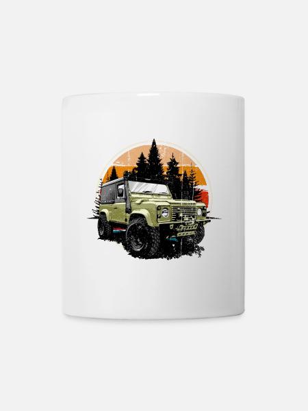 Waldweg-Verteidiger - Tasse - Weiß