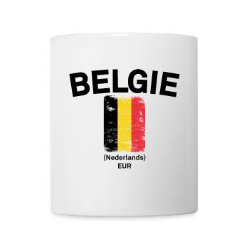 Belgische Buschflagge in Notnot - Tasse - Weiß - Vorne