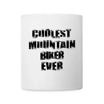 Cool mountain biker - Mug - white - Front