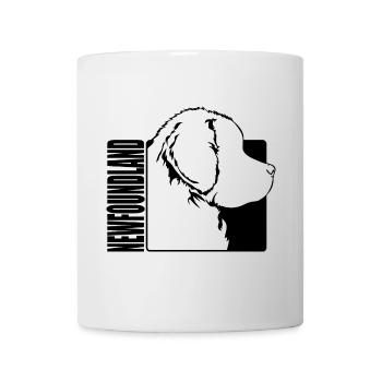 Newfoundland Profile Dogs Dog Wilsigns - Mug - white - Front