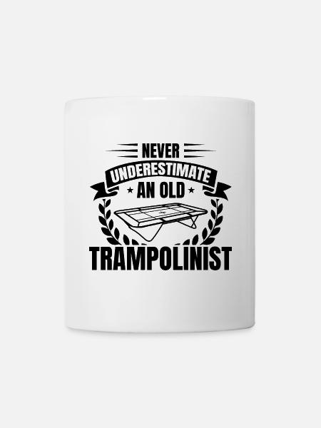 Trampolinspringer Opa - Tasse - Weiß