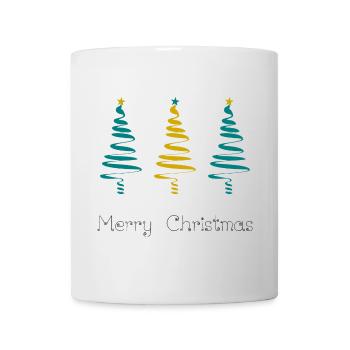 CHRISTMAS. MERRY CHRISTMAS. MERRY CHRISTMAS. NEW YEAR’S DAY - Mug - white - Front